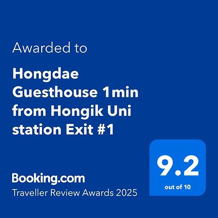 Hongdae Guesthouse 1Min From Hongik Uni Station Exit #1 Seoul Eksteriør bilde